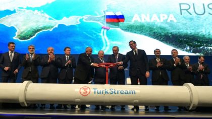 Srbský úsek TurkStreamu bol uvedený do prevádzky,  A. Vučič ho označil za kľúčový pre srbskú energetickú bezpečnosť