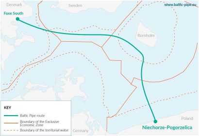 Poľský Gaz-System začína s kladením potrubí úseku plynovodu Baltic Pipe v Baltskom mori